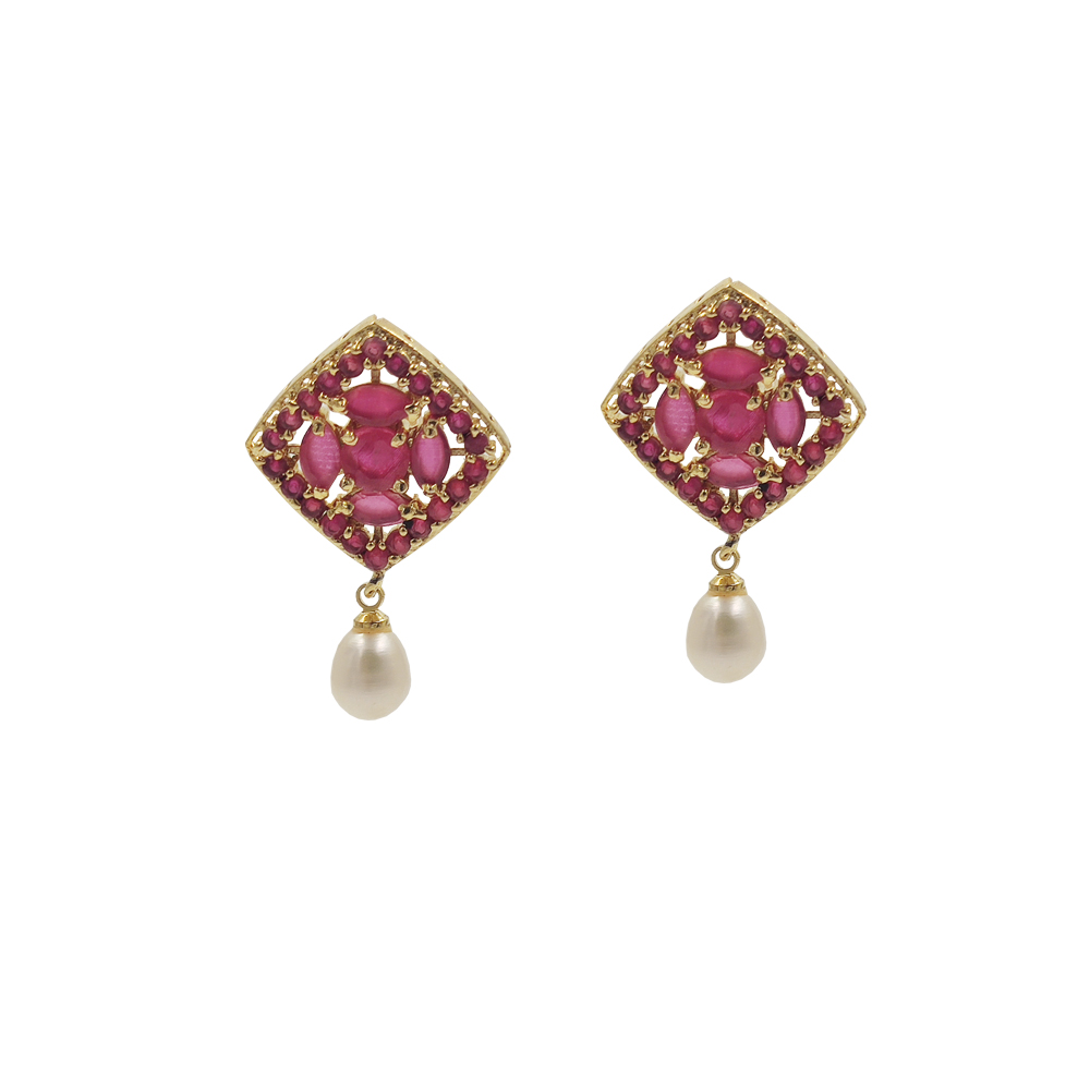 AMJ STONE EARRING