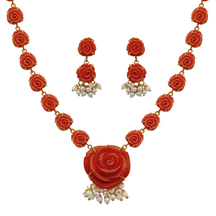 CORAL NECKLACE