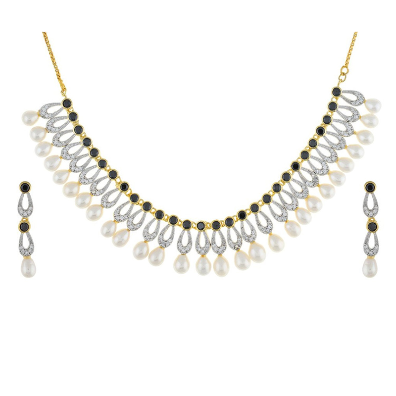 AMJ PEARLS DESIGNER NECKLACE